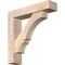 Ekena Millwork Balboa Block Smooth Bracket w/ Offset Brace, Douglas Fir, 5 1/2"W x 24"D x 24"H BKT0604X24X24BOA05SDF - alternate 1